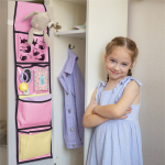 Кармашки для детского сада на резинке. Котики принт