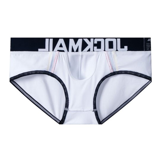 Мужские трусы брифы белые JOCKMAIL JM2059-1