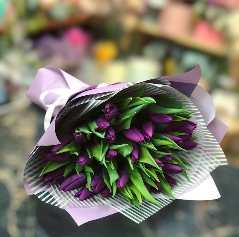 Букет 45 тюльпанов (Б-177)