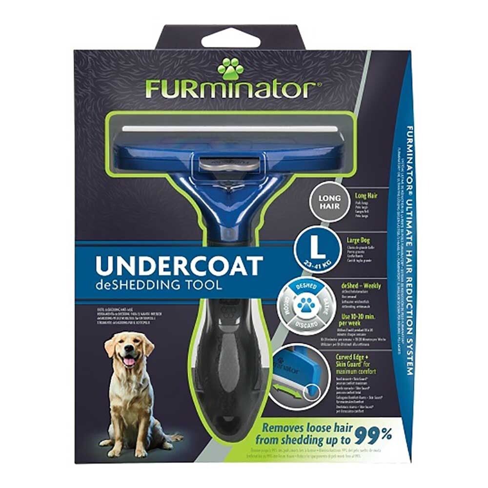 FURminator Dog L Long - фурминатор для крупных собак с длинной шерстью