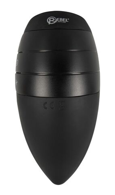 Черный мастурбатор с гибкими крылышками (Цвет: черный)