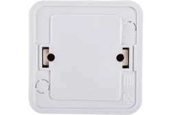 Выключатель 1-кл. ОП Оптима 10А IP20 А110-377 с монтаж. пластиной бел