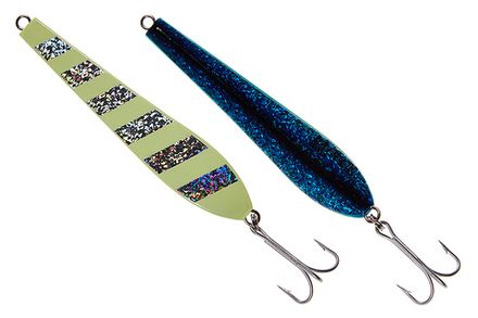 Пилькер ASARI Norwegian 1000гр #02 Silver Blue (Lumo Zebra)