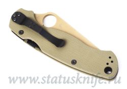 Нож Spyderco C81GPODFDE2 ParaMilitary2 CTS 204P Dark Earth PVDфотография - 8