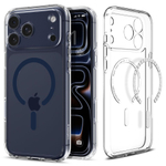 Чехол Spigen Ultra Hybrid Magsafe для iPhone 17 Pro, clear deep blue