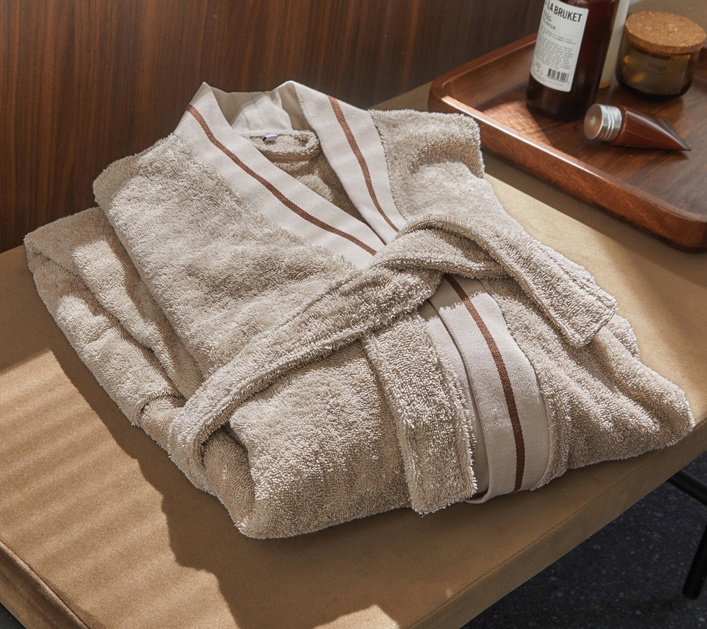 Халат Blanc des Vosges Plaisance sable бежевый