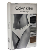 Стринги 3 пары Calvin Klein Underwear - серый(000QD5209E)