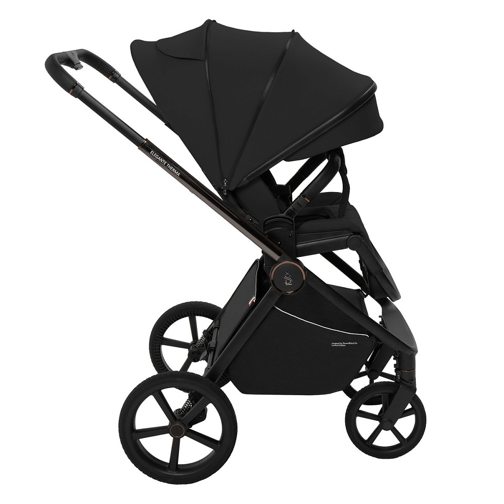 Детская коляска 3 в 1 Sweet Baby SBL Elegante Therma 427643 Black