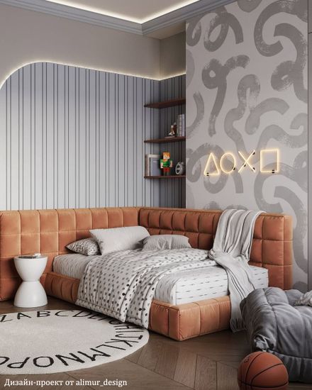 Кровать угловая Джиноc Лайт kids