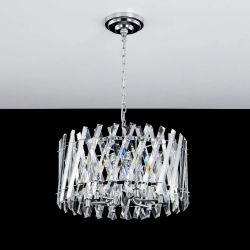 Citilux Ингвар CL334261 Люстра подвесная хрустальная Хром