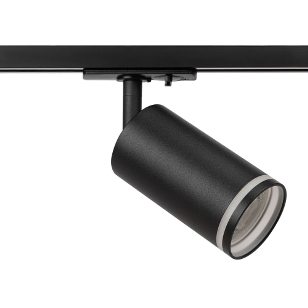 Трековый светильник однофазный ЭРА TR52 - GU10 BK под лампу GU10 матовый черный