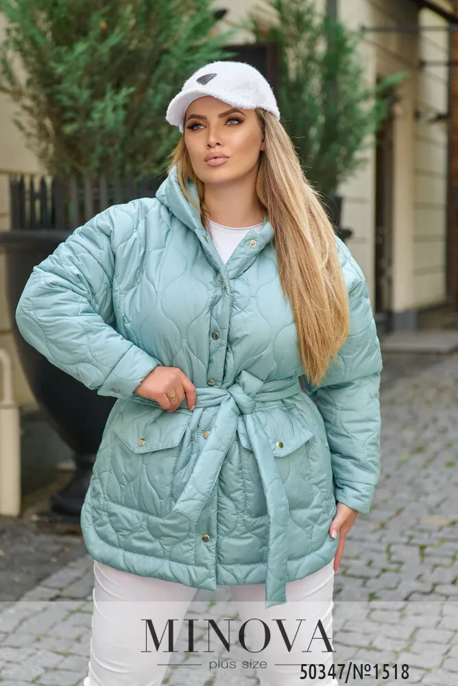 Куртка 1518-Оливка Minova