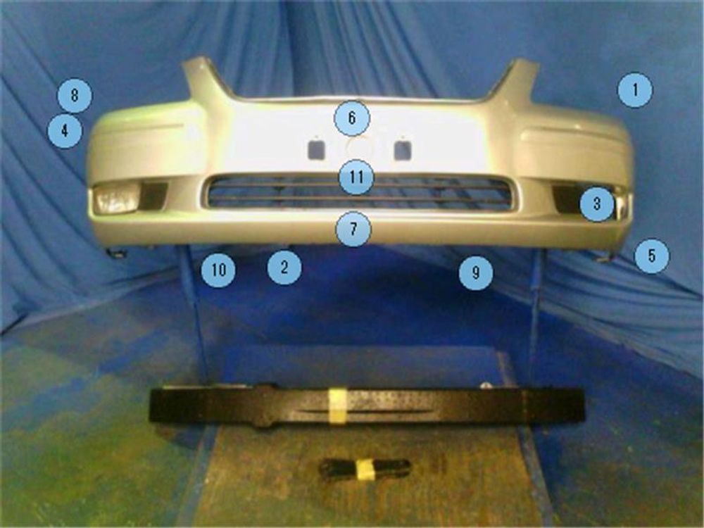 бампер передний Toyota Premio NZT240 ZZT245 2004