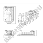 Коммерческий надувной батут "Попугай 2"