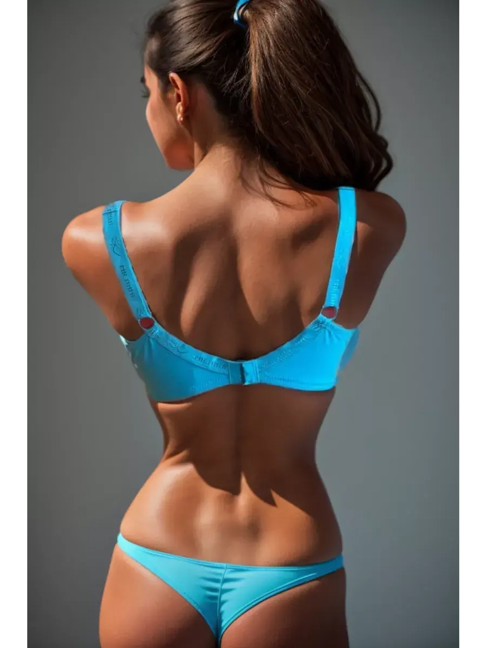 Бюстгальтер гладкий с косточками большие размеры