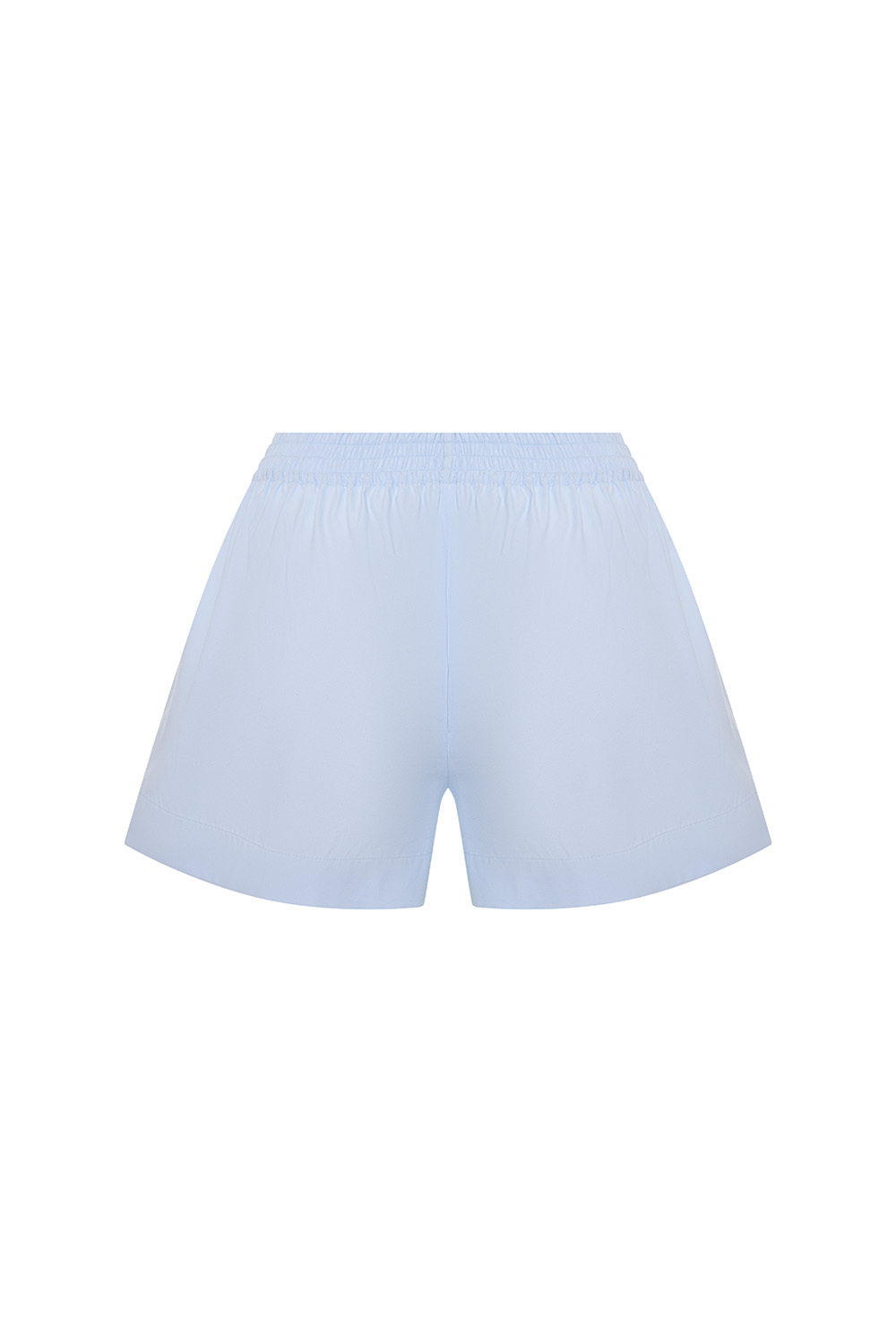 Шорты с гульфиком из хлопка AMAN Голубой