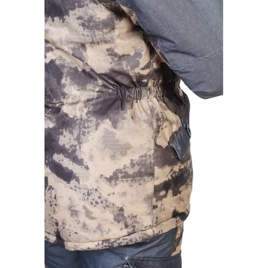 Костюм "Горка Зима" кур+бр (Алова/Таслан, серый/туман)