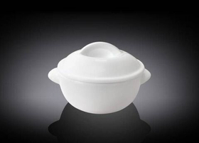 Бульонница Башкирский Фарфор Классик 350 мл, d113 мм, h53 мм с крышкой