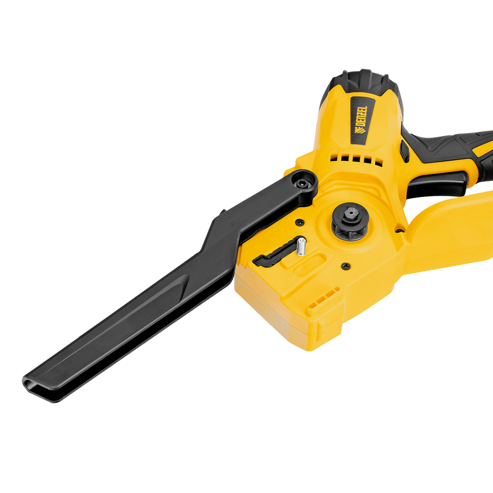 Цепная мини-пила аккумуляторная бесщет., СCS-200BL, шина 200 мм, Li-Ion, 20 В, // Denzel