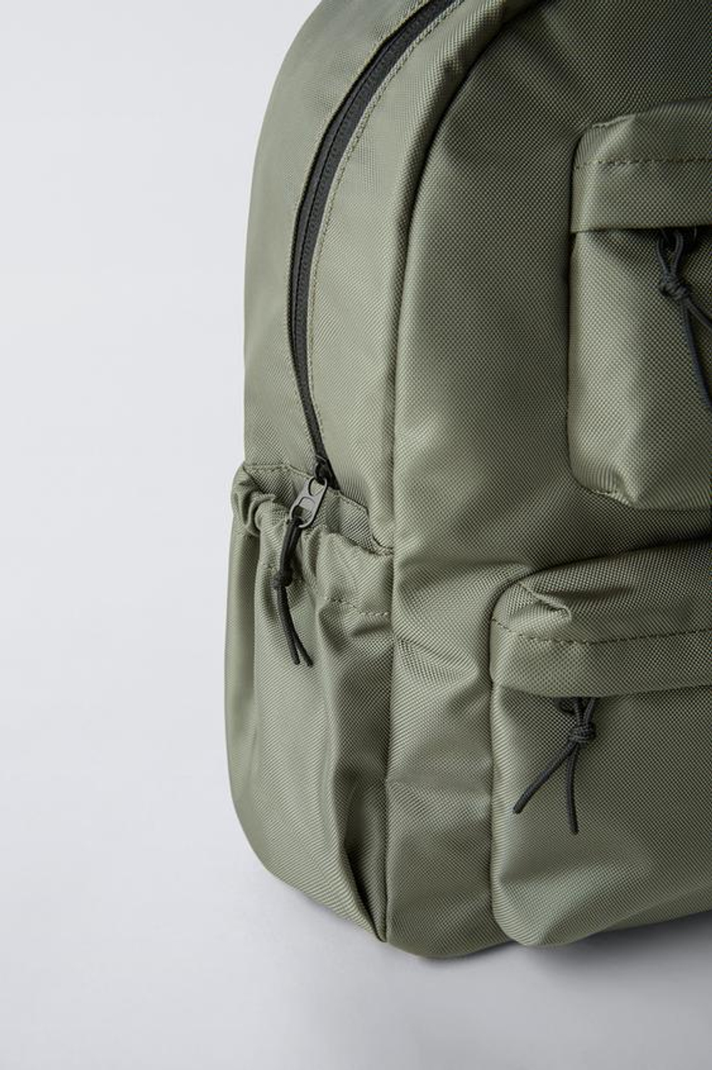 ZARA БАЗОВЫЙ РЮКЗАК, ЗЕЛЕНЫЙ ХАКИ