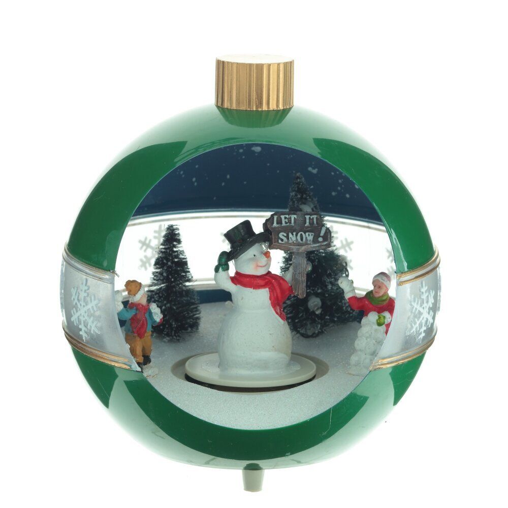 GAEM Фигурка декоративная "Рождество" (4 мелодии, подсвет, движ, 3xAA н/п, +USB), L17 W15 H1