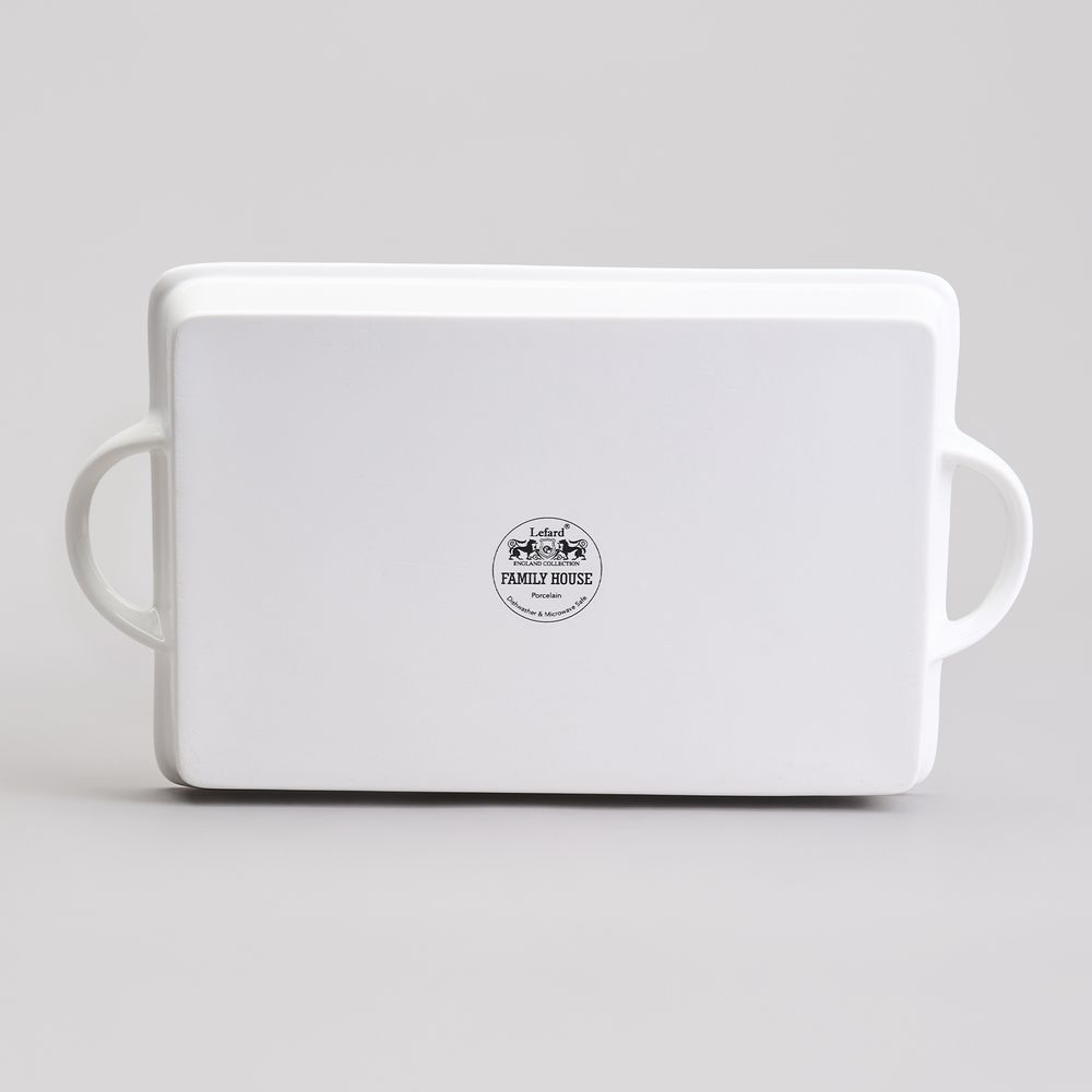 БЛЮДО С РУЧКАМИ LEFARD "FAMILY HOUSE" ПРЯМОУГ. 35,5*20*4 СМ (КОР=12ШТ.)