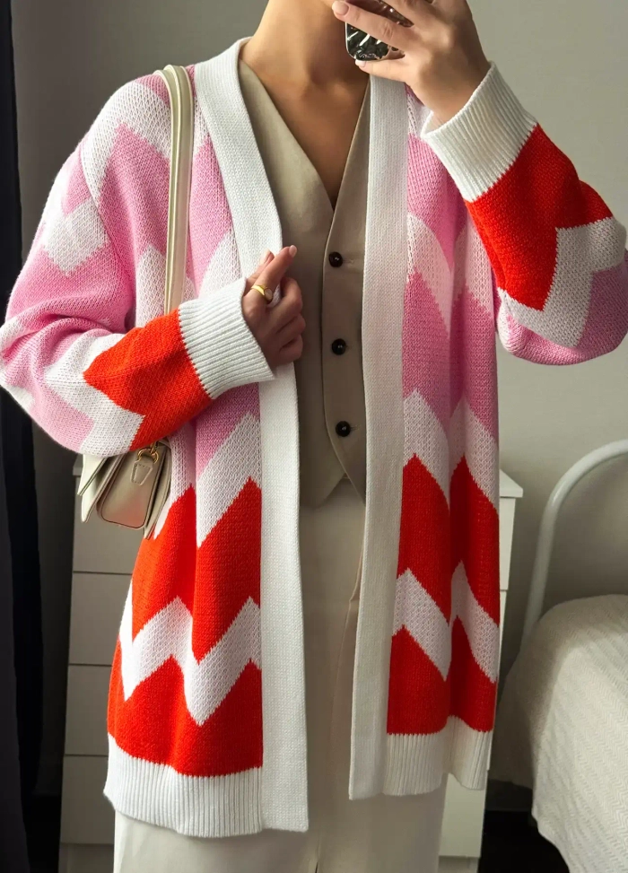 Кардиган с планкой