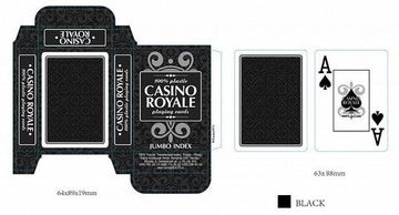 Карты для покера «Casino Royale» 100% пластик