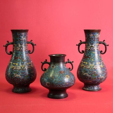 Винтаж: Китайские вазы 3 шт