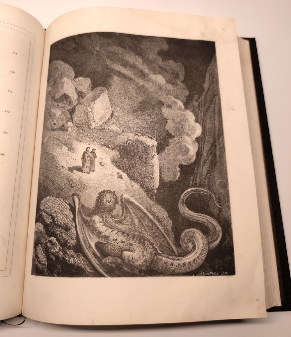 "Божественная комедия в 2-х книгах (т.1: Чистилище и Рай; т.2: Ад)". Данте Алигьери. 1879г.