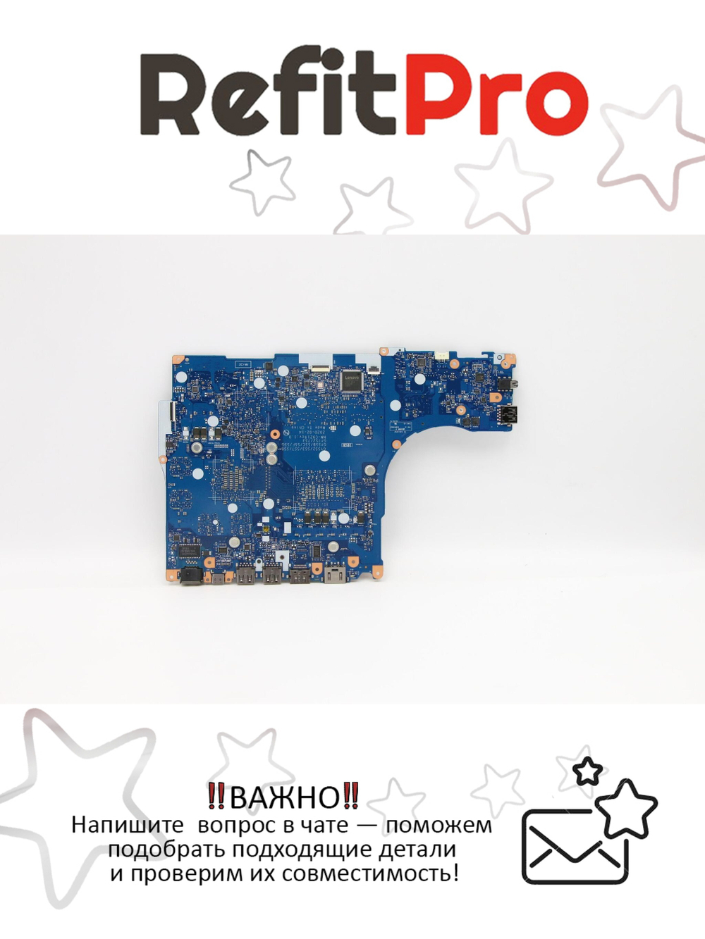 Материнская плата для ноутбука Lenovo Legion 5-15IMH05, L82AU, i5-10300H, GTX1650Ti, WIN (5B20S72435), оригинал
