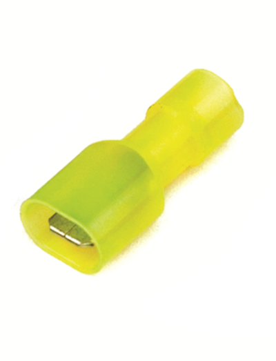 Наконечник плоский полностью изолир. (вилка) 2,5-6 кв.мм 6,3х0,8 мм (РППИ-П)