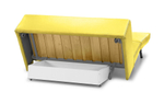 Диван Лорт Galaxy Yellow 182*100*86 см, Желтый Экокожа Аккордеон Фиеста