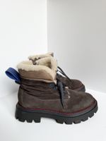 Замшевые ботинки Leoph нат. мех, 38