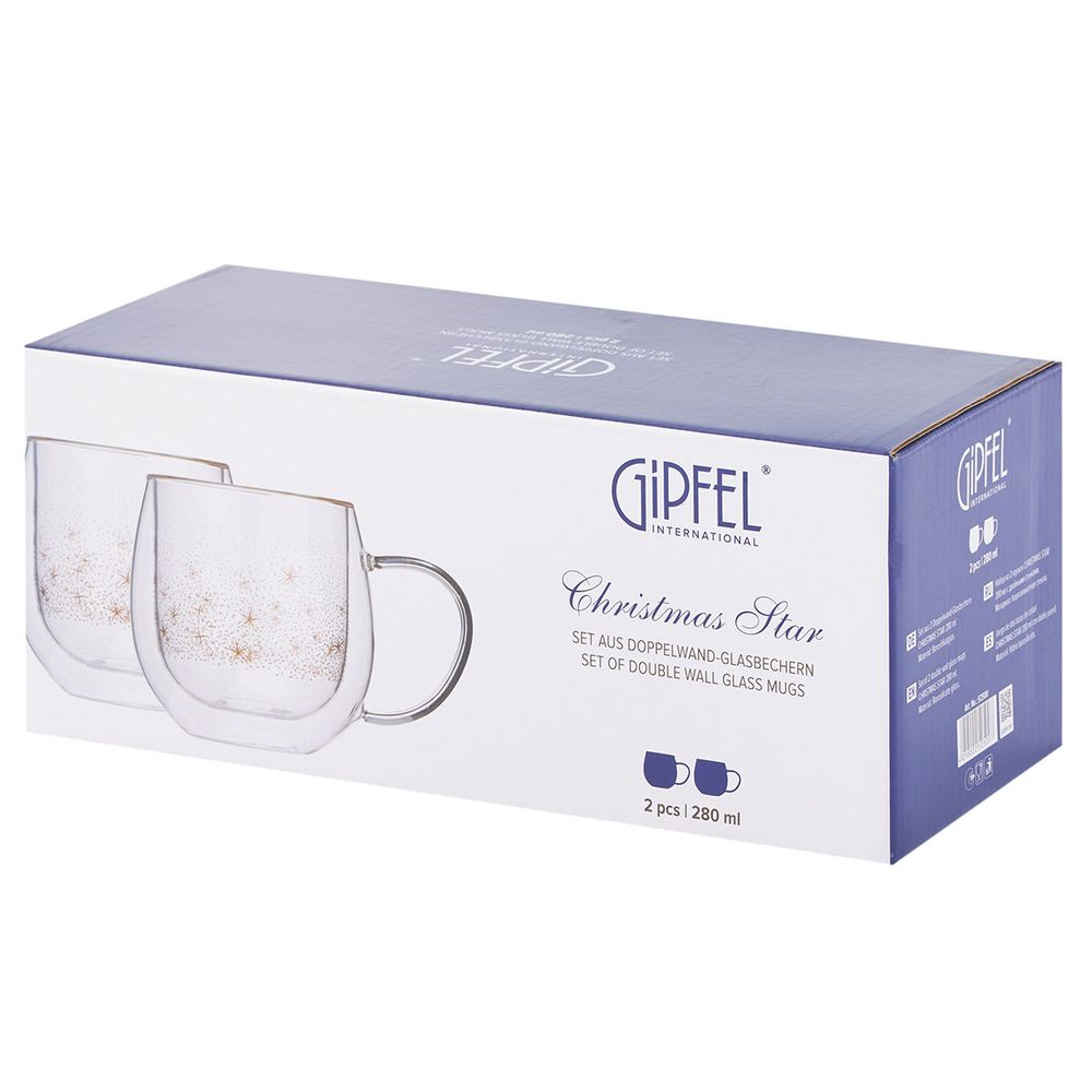 Набор кружек Gipfel Christmas Star 52500 280 мл 2 предмета