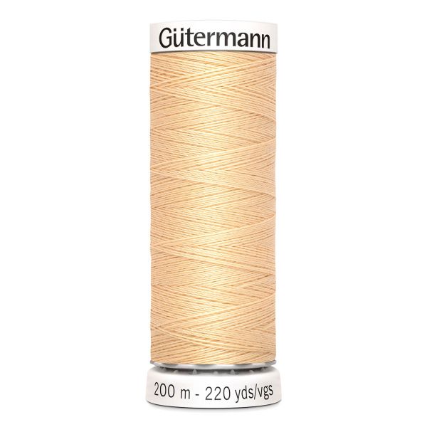 Нитки универсальные Gutermann Sew-all 100 (200 метров), 5 кат. | 006 кремово-бежевый