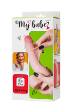 Телесный реалистичный фаллоимитатор My Pretty - 20 см. (Цвет: телесный)