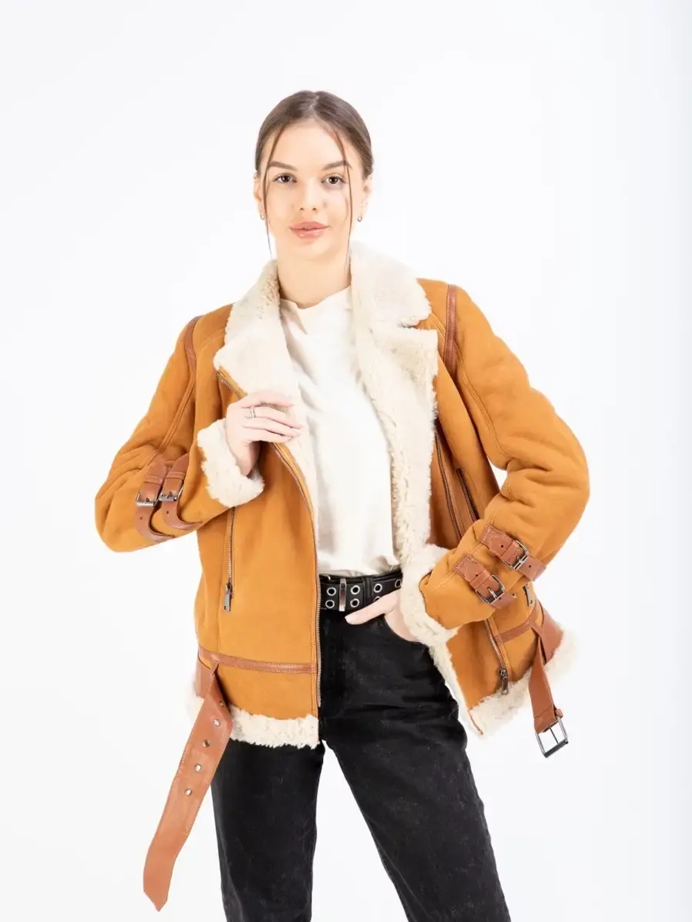 дубленка женская натуральная Турция