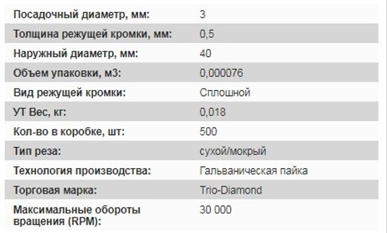 алмазный диск для гравера