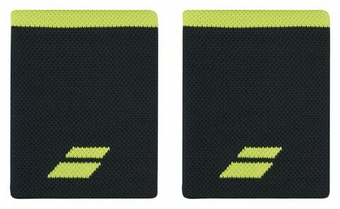 Напульсник теннисный Babolat Logo Jumbo Wristband - черный