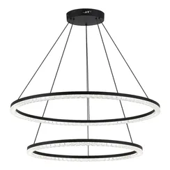 SL1018.403.02 Светильник подвесной ST-Luce черный/прозрачный LED 1*96W 4000K EUCLIDICS