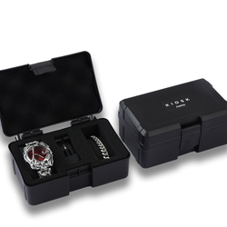 KIOSK Y2K Trendy Fashion Retro Watch Silver Luxury American Fossil Quartz Movement Stainless Steel Strap Watch