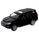 Модель 1:32 Land Cruiser Prado, черный, свет, звук, откр. двери, капот и багажник, инерция