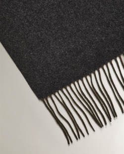 Zara Home плед из хлопка, экрю, 140x190 см