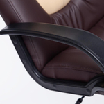 NEO-1 Кресло (кожзам коричневый/бежевый)