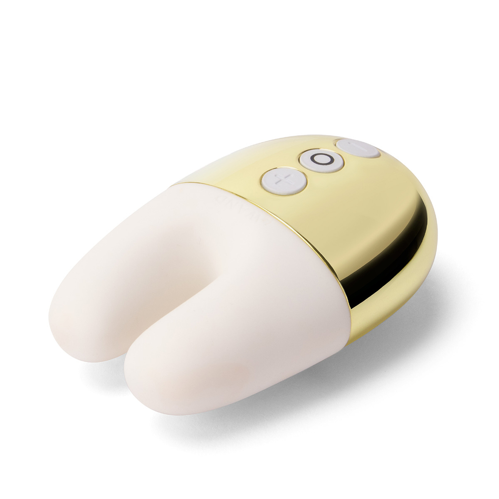 Массажер с двойной вибрацией Le Wand Double Vibe белое золото