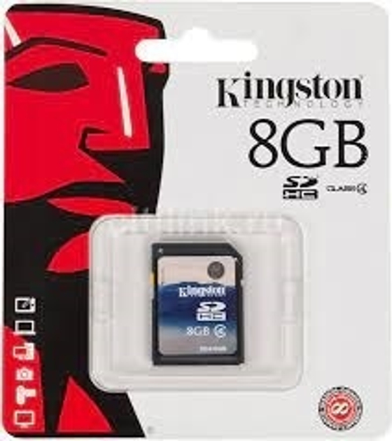 Карта памяти SDHC Kingston 8GB (SD4/8GB)