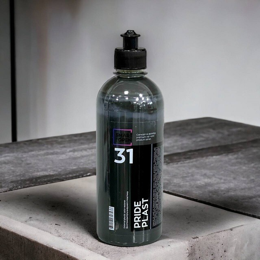 (Smart open) Полироль восстановитель внешнего пластика авто Pride Plast 31 0,5 л /18
