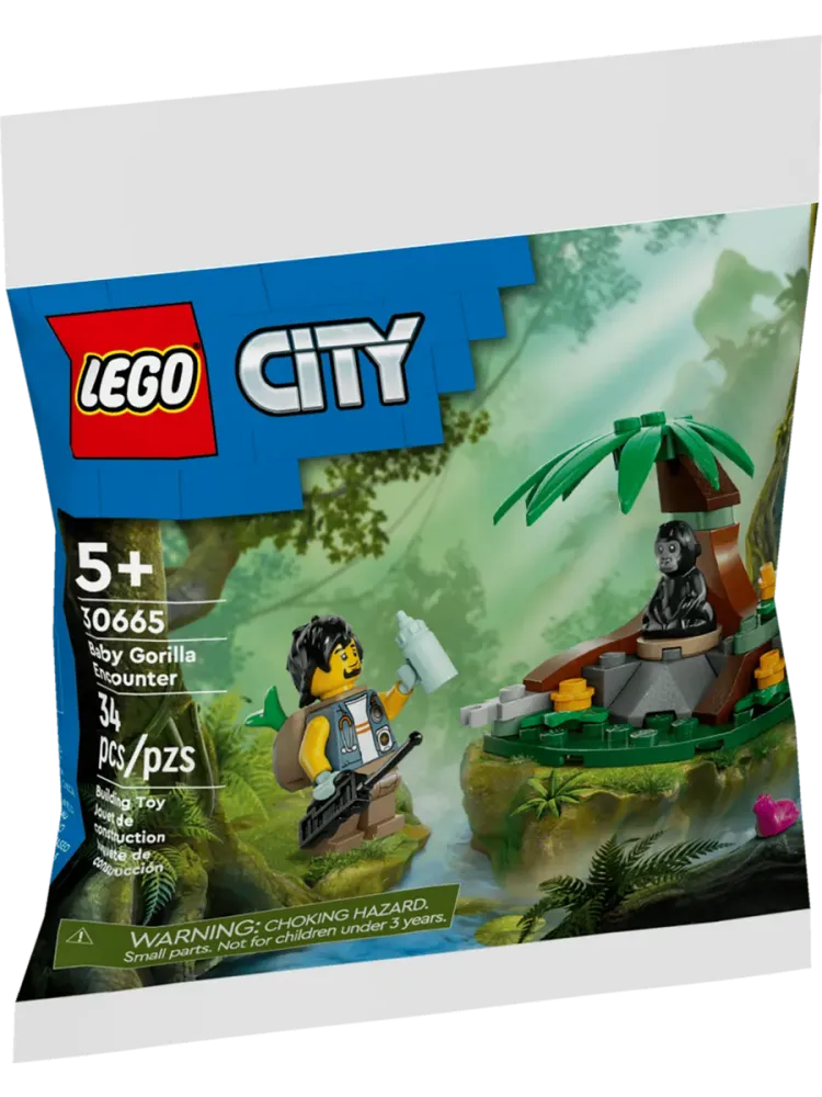 Конструктор City 30665 Встреча с детенышем Гориллы