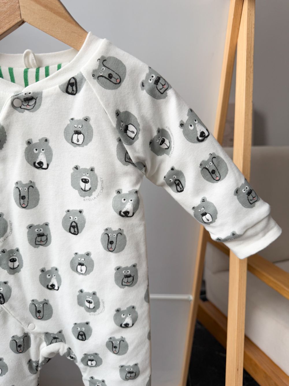 Хлопковый комбинезон-слип Stella McCartney, 68